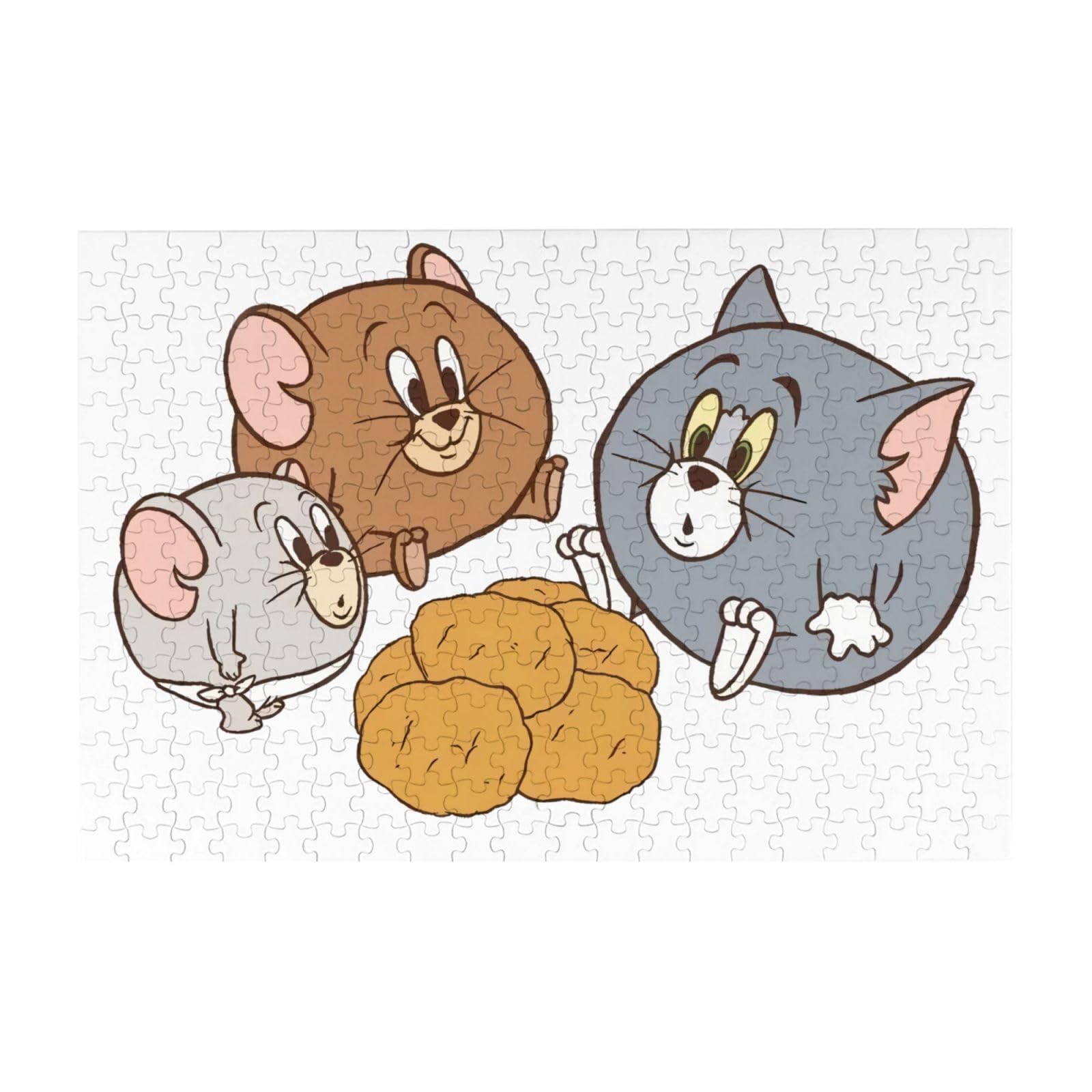 Amazon.co.jp: ジグソーパズル トムとジェリー パズル 木製パズル 300